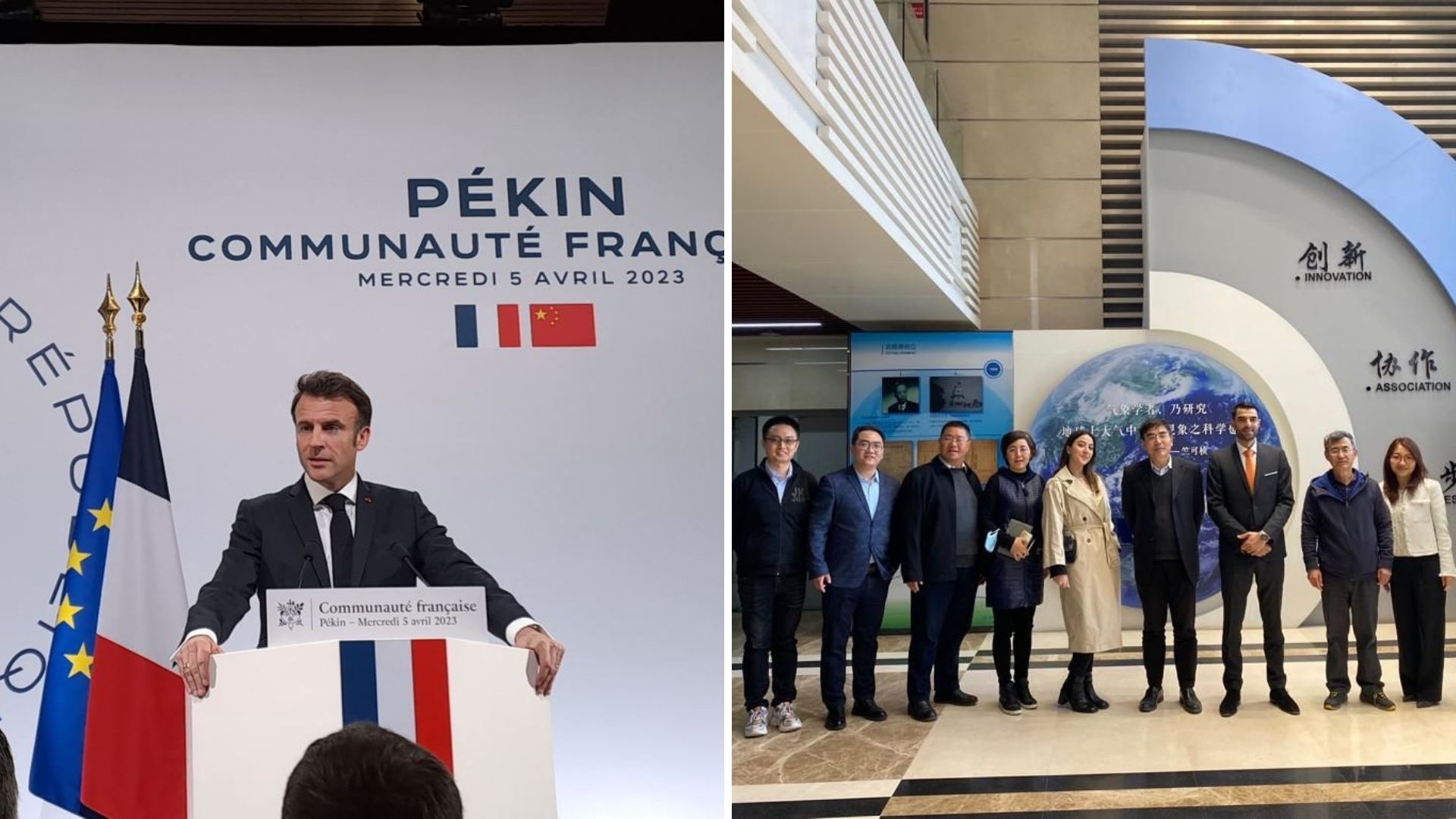 Mission présidentielle Chine-Macron