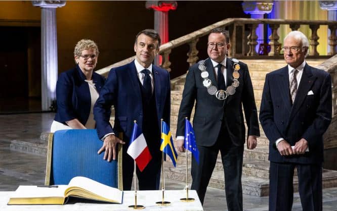Macron presidential mission in Sweden - business Sweden